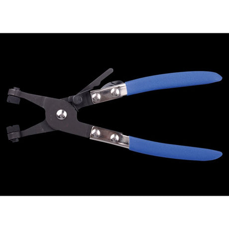 KING TONY Profi-Werkzeuge - Gerade Zange, quergeteilte Backen, selbstspannende Schlauchklemmen 9AA13