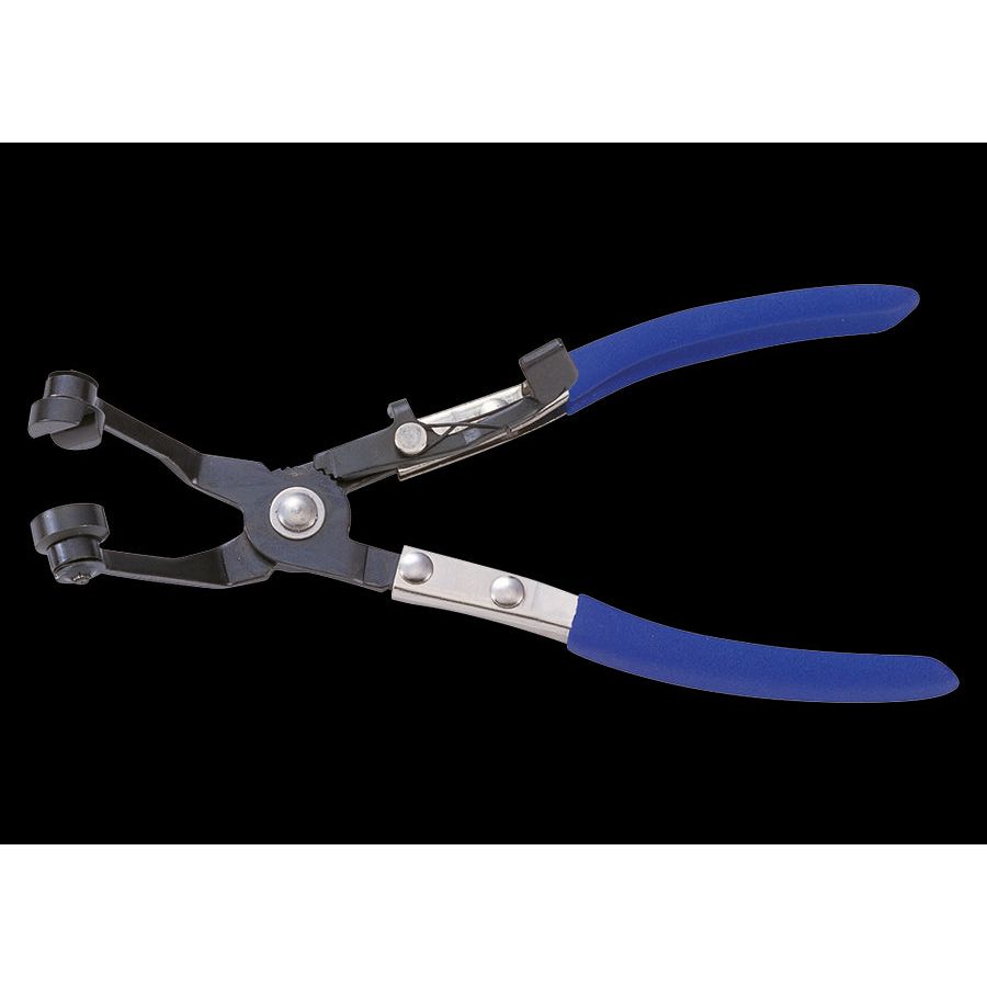 KING TONY Profi-Werkzeuge - Abgewinkelte Schlauchklemmenzange, 45° - 220 mm 9AA21