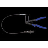 KING TONY Profi-Werkzeuge - Gebogene Schlauchklemmenzange - 225 mm 9AA31