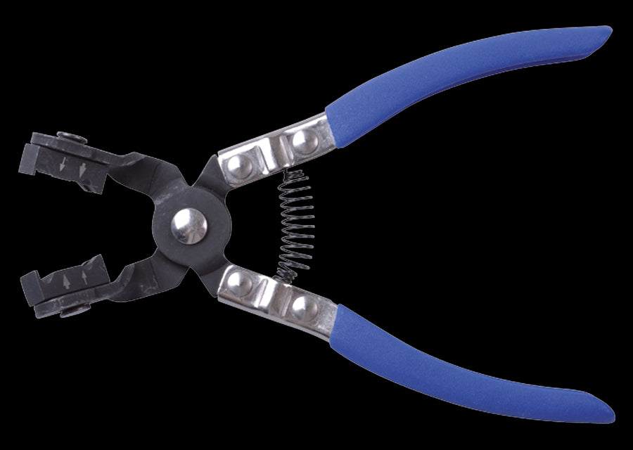 KING TONY Profi-Werkzeuge - Abgewinkelte Drehbackenzange für CLIC-Klemmen 9AA25