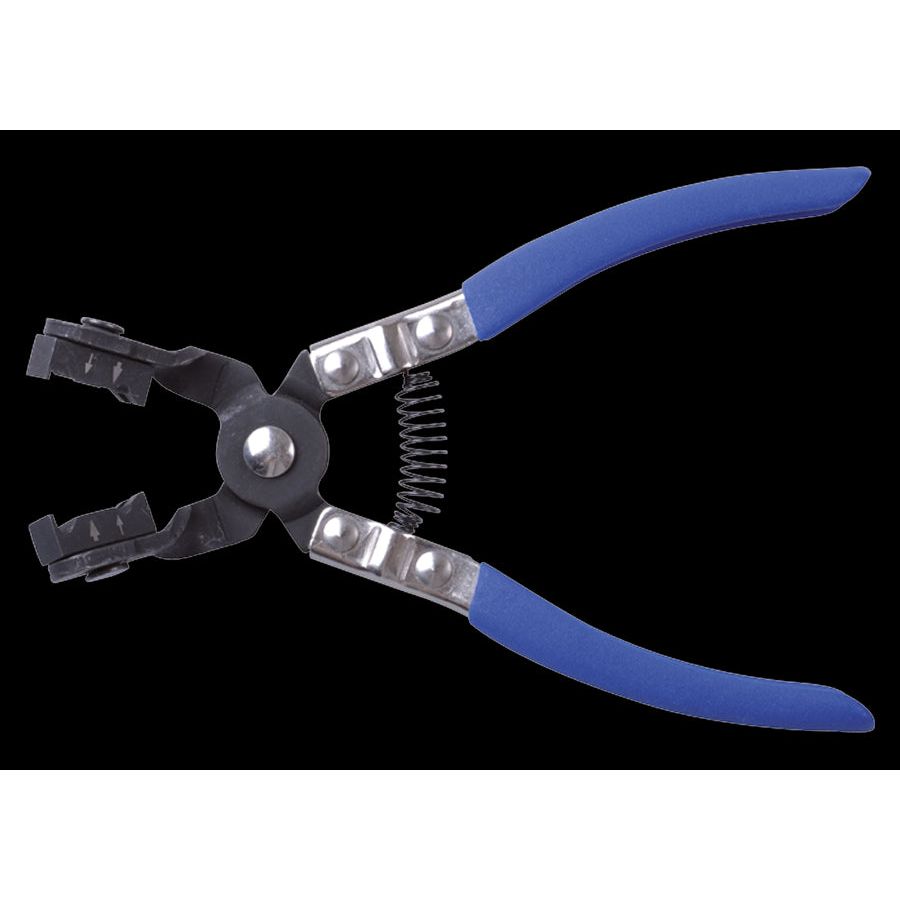 KING TONY Profi-Werkzeuge - Abgewinkelte Drehbackenzange für CLIC-Klemmen 9AA25