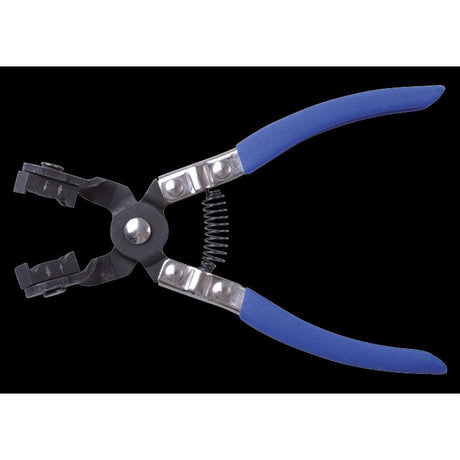 KING TONY Profi-Werkzeuge - Abgewinkelte Drehbackenzange für CLIC-Klemmen 9AA25