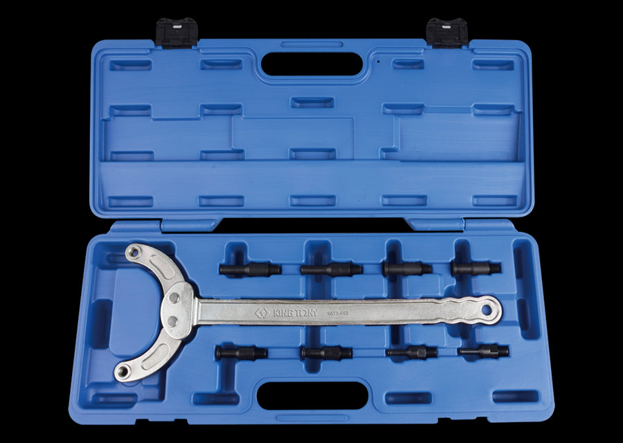 KING TONY Profi-Werkzeuge - Universalschlüssel für Seilrollen - 9 tlg. 9AT3A02