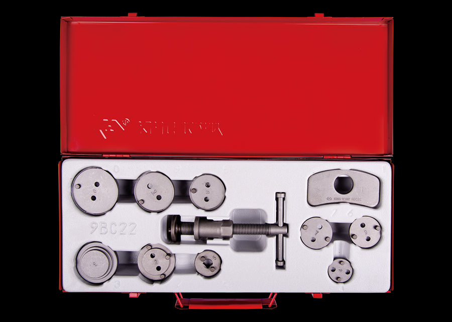 KING TONY Profi-Werkzeuge - Universal Bremskolbenrücksteller-Set - 11 tlg. 9BC22