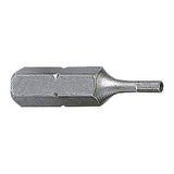 Kraftwerk 1/4" Schraubendreher-Bit Innen Sechskant mit Bohrung, 7/64", 5 Stk
