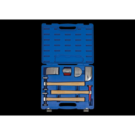 KING TONY Profi-Werkzeuge - Karosserie-Reparatur-Werkzeug-Set - 7 tlg. 9CF107