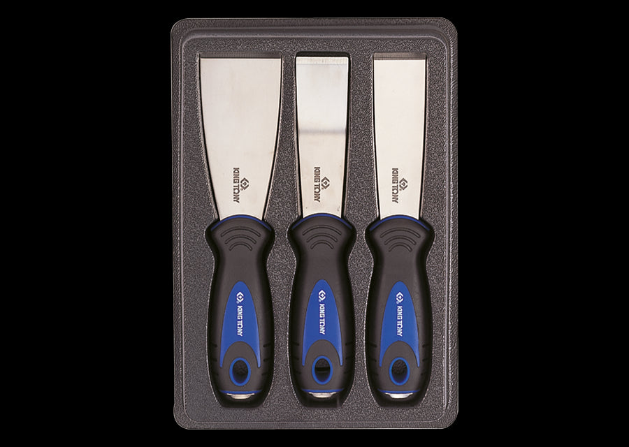 KING TONY Profi-Werkzeuge - Set verstärkte Spachtel - 3 tlg. 9CJ023