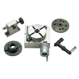 BERNARDO Rundtische / Schwenktische / Kreuztische – Modell Horizontal- und Vertikalrundtisch HV 4 Set