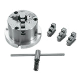 BERNARDO Rundtische / Schwenktische / Kreuztische – Modell Dreibackendrehfutter mit Aufspannscheibe