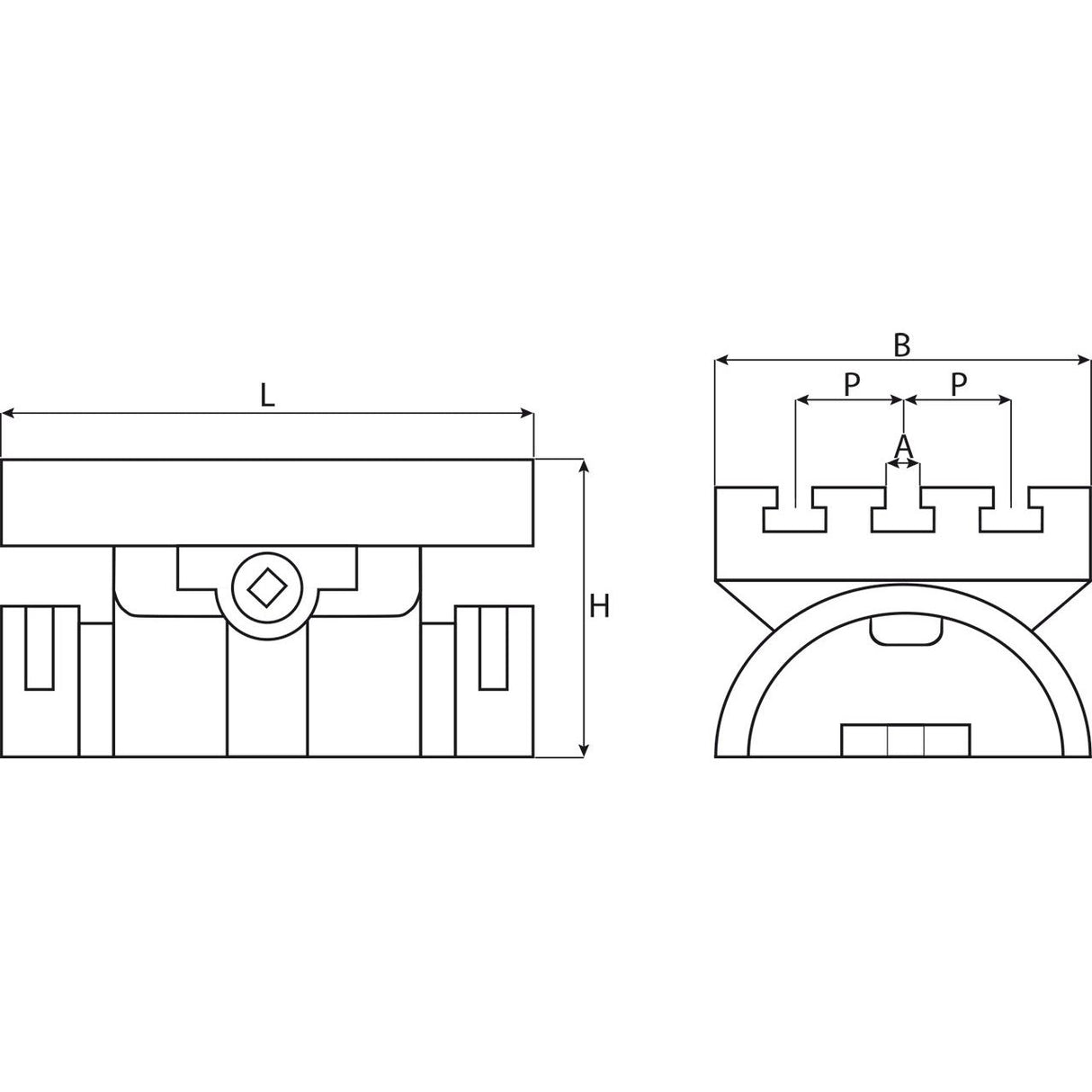 BERNARDO Rundtische / Schwenktische / Kreuztische – Modell Schwenktisch 250 x 180 mm