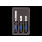 KING TONY Profi-Werkzeuge - Spezialschaber-Set für Schweißnähte - 3 tlg. 9CJ033