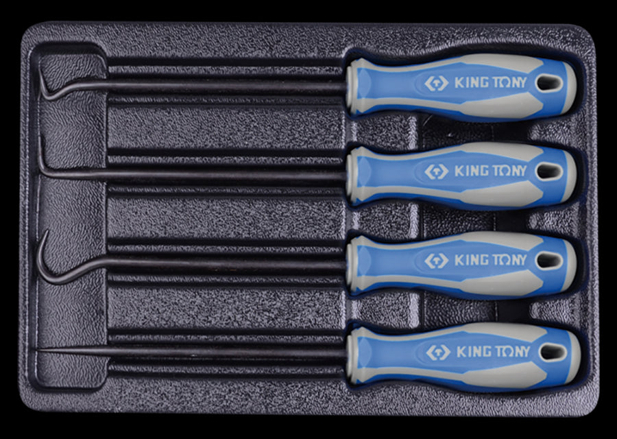 KING TONY Profi-Werkzeuge - Hakenset - 4 tlg. 930904AY