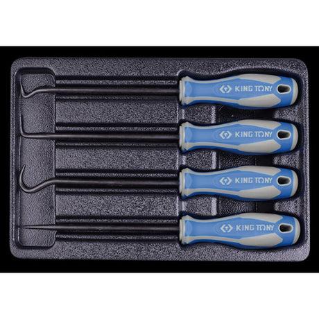 KING TONY Profi-Werkzeuge - Hakenset - 4 tlg. 930904AY