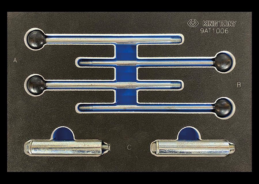 KING TONY Profi-Werkzeuge - Hilfswerkzeug für Front-Stoßstange VOLKSWAGEN-GRUPPE 9AT1006