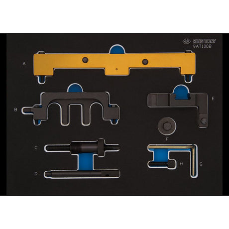 KING TONY Profi-Werkzeuge - Steuerzeiten-Einstellset für Doppel-Nockenwellenmotoren BMW 9AT1008