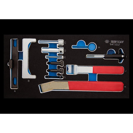 KING TONY Profi-Werkzeuge - Steuerzeiten-Einstell-Set für Benzin- und Dieselmotoren VW GRUPPE 9AT1012