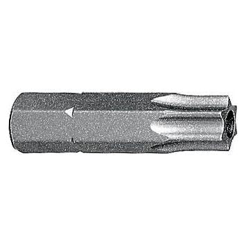 Kraftwerk 1/4" Schraubendreher-Bit TX, TORX mit Bohrung TS8, 5 Stk