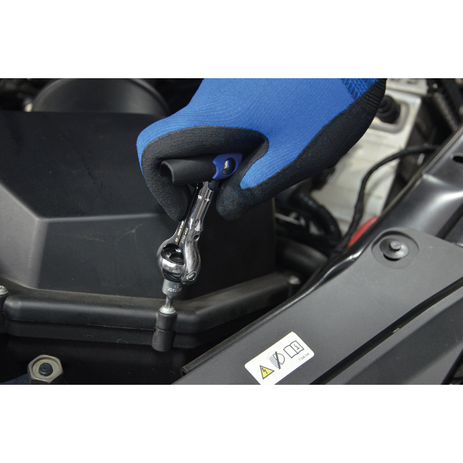 KING TONY Profi-Werkzeuge - 1/4" Ratsche, schwenkbarer Kopf - 114 mm 275245G