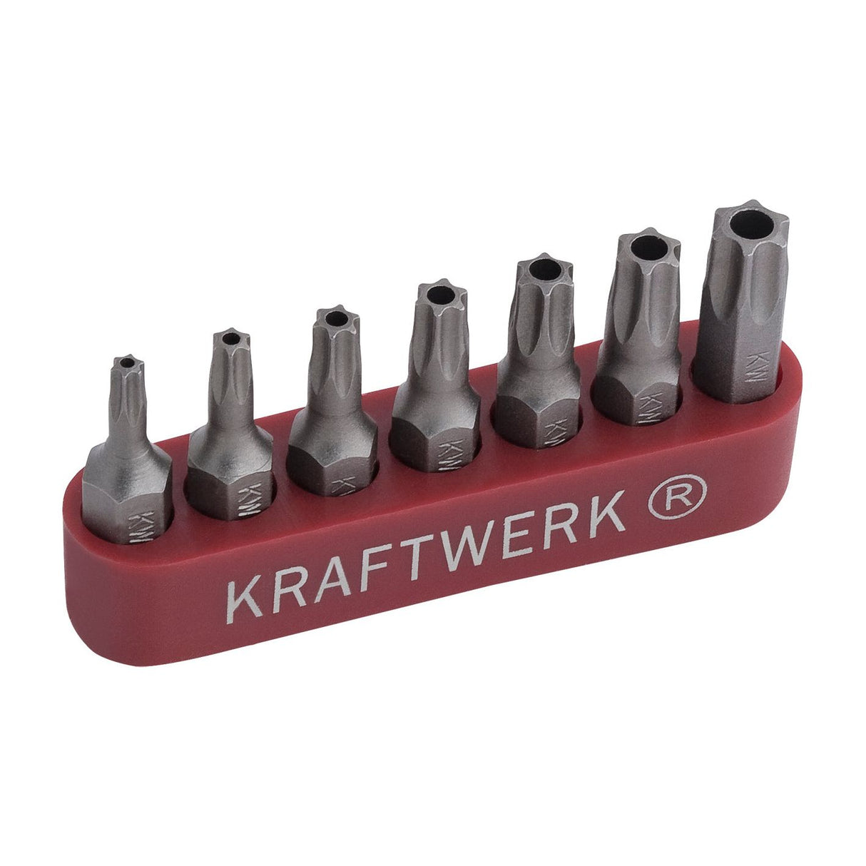 KRAFTWERK 1/4" TX-Bit-Satz, T10-T40, 7-tlg - KW-2758
