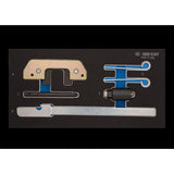 KING TONY Profi-Werkzeuge - Steuerzeiten-Einstell-Set, Diesel BMW/MINI/LAND ROVER/VAUXHALL/OPEL 9AT2106