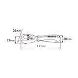 KING TONY Profi-Werkzeuge - 1/4" Ratsche 276A04G