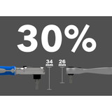 KING TONY Profi-Werkzeuge - 1/4" Miniratsche - 87.6 mm 276B35