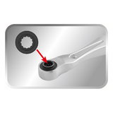 KING TONY Profi-Werkzeuge - 1/4" Miniratsche - 87.6 mm 276B35