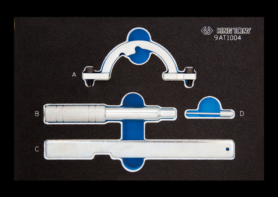 KING TONY Profi-Werkzeuge - Steuerzeiten-Einstellset für Benzinmotoren SUZUKI VAUXHALL / OPEL 9AT1004