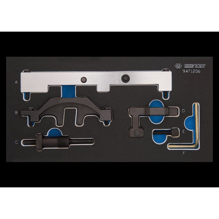 KING TONY Profi-Werkzeuge - Steuerzeiten-Einstellset für Benzinmotoren BMW 9AT1206