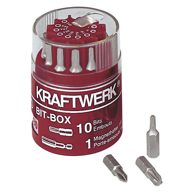Kraftwerk 1/4" Universal-Bit-Box 25 mm, 11-tlg