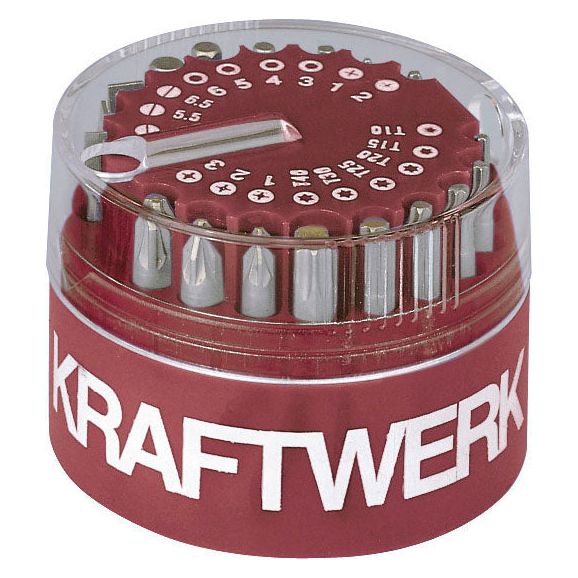 Kraftwerk 1/4" Universal-Bit-Box 50 mm, 19-tlg