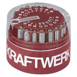 Kraftwerk 1/4" Universal-Bit-Box 50 mm, 19-tlg