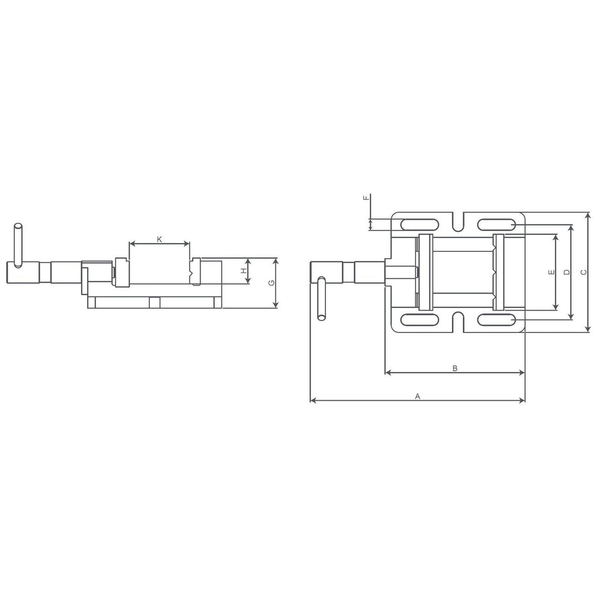 BERNARDO Schraubstöcke – Modell Bohrmaschinenschraubstock BMO 120