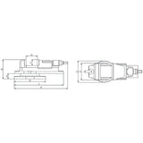 BERNARDO Schraubstöcke – Modell Maschinenschraubstock KV 200