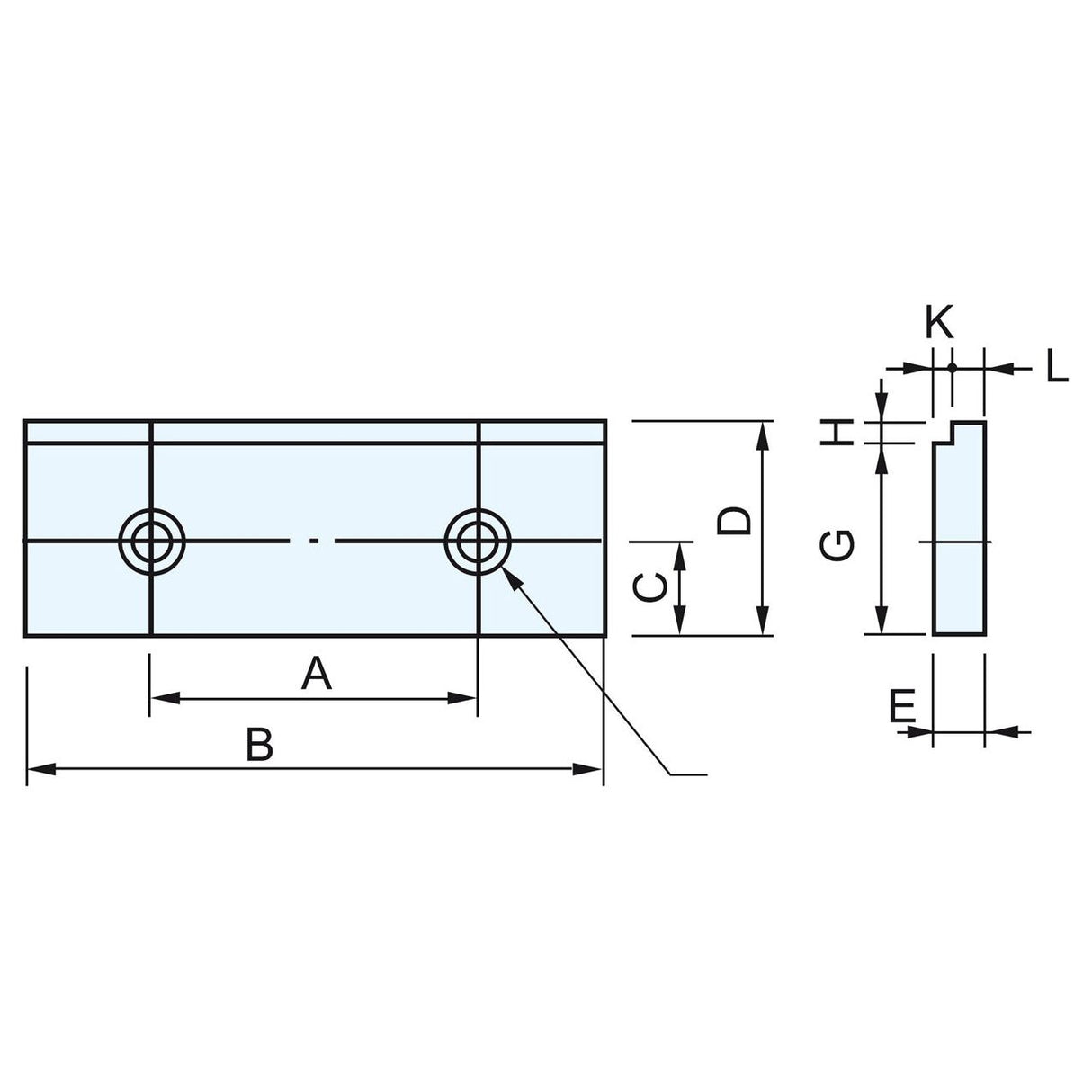 BERNARDO Backe für PHV / CHV – Modell Stufenbacke SJ 130 - 2 Stk.