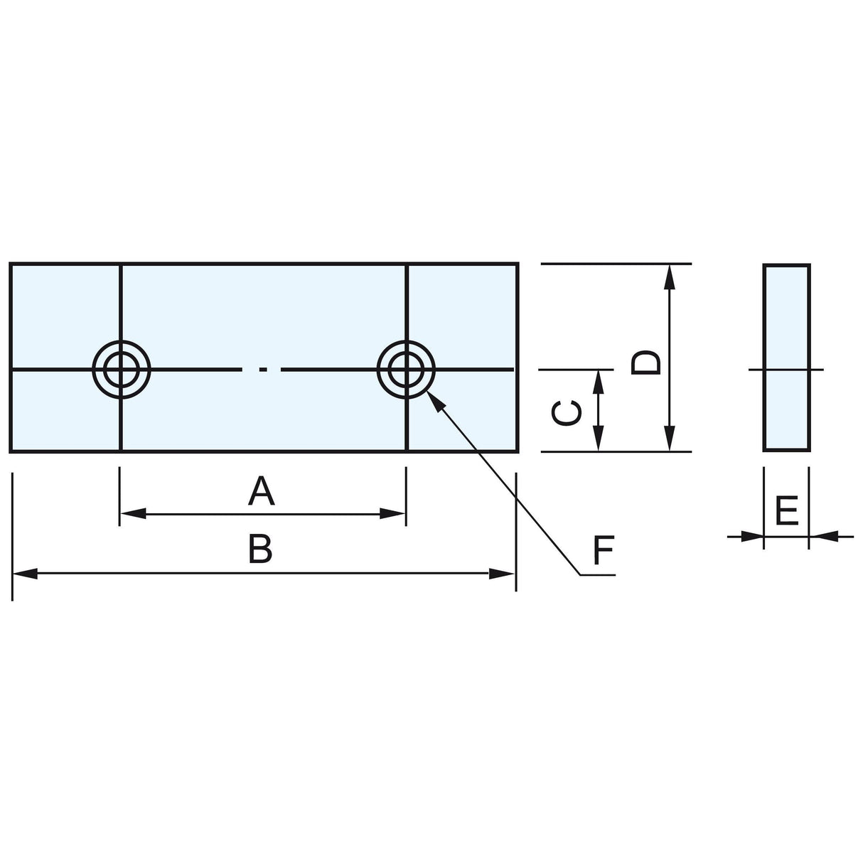 BERNARDO Backe für PHV / CHV – Modell Weiche Grundbacke FJ 2003 - 2 Stk.