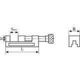 BERNARDO Schraubstöcke – Modell Präzisionsspanner QGG 50