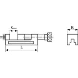 BERNARDO Schraubstöcke – Modell Präzisionsspanner QGG 73