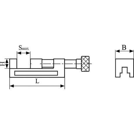 BERNARDO Schraubstöcke – Modell Präzisionsspanner QGG 73