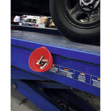KRAFTWERK Kunststoff-Magnet-Schale, rot - KW-2949-1