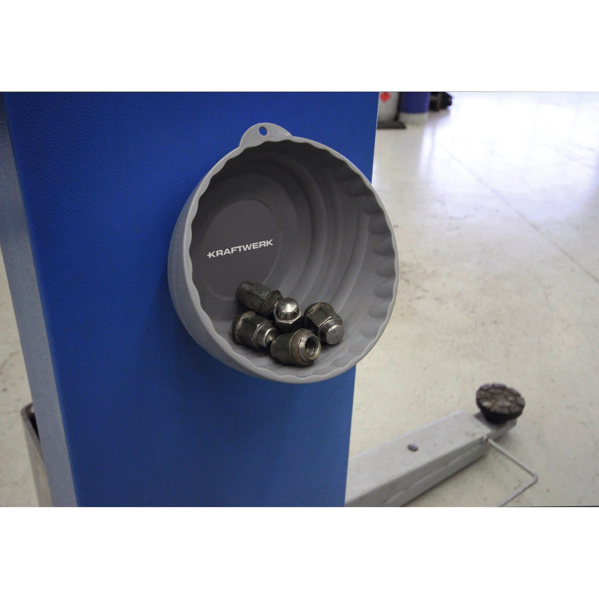 KRAFTWERK Kunststoff-Magnet-Schale, grau - KW-2949-2
