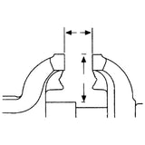 Kraftwerk Stahl-Schraubstock 150 mm