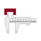Kraftwerk Schieblehre 150 mm/6", 0.05 mm x 1/128"