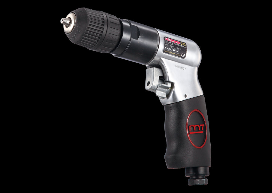 M7 Power-Werkzeuge - Druckluftbohrer mit Schnellspannbohrfutter und Umkehrschaltung QE331