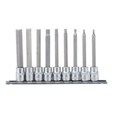 Deltach 3/8" Stecknuss Leiste lang, 9 Stück 501326