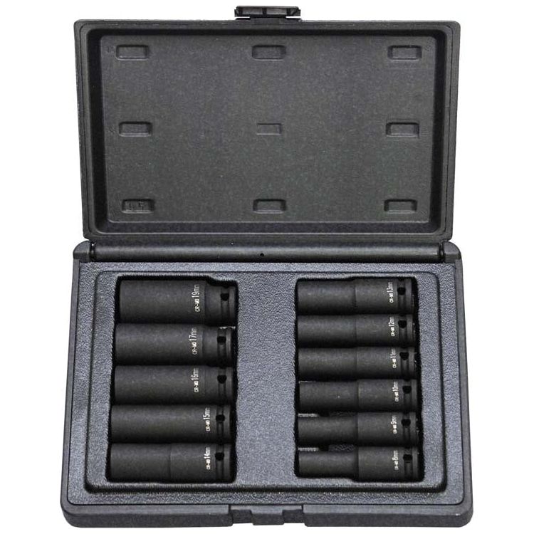 Steiner Airtools 3/8"-Steckschlüsselsatz lang, 11-teilig SK6909CM