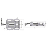 Optimum Maschinenschraubstock BSI-Q 200 - Art. 3000240