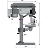 Optimum OPTIdrill Tischbohrmaschine D 23Pro (400 V) - Art. 3003020