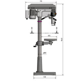 Optimum Säulenbohrmaschine OPTIdrill D 26Pro - SM-3003030