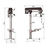 Optimum Radialbohrmaschine OPTIdrill RB 8S - SM-3009181